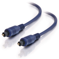 C2G 3m Velocity Toslink Optical Digital Cable audio kabel Zwart