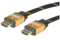 ROLINE 11.04.5510 HDMI kabel 20 m HDMI Type A (Standaard) Zwart, Goud