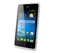 Acer Liquid Z200 10,2 cm (4") Dual SIM Android 4.4 3G Micro-USB 0,5 GB 4 GB 1300 mAh Biały