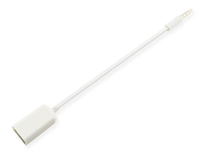 Microconnect AUDUSBFW kabel audio 0,2 m 3.5mm USB Typu-A Biały