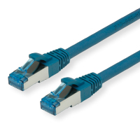 Value 0.5m S/FTP Cat.6a câble de réseau Bleu 0,5 m Cat6a S/FTP (S-STP)