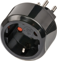 Brennenstuhl 1508642 netstekker adapter Type J (CH) Zwart