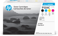 Samsung CLT-P504C Pack de 4 cartouches authentiques de toner cyan/magenta/jaune/noir