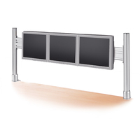 ROLINE LCD brug, voor 3 x 56 cm monitoren, tafelklem montage