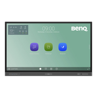 BenQ RP7503 Interaktywny płaski panel 190,5 cm (75") LED Wi-Fi 450 cd/m² 4K Ultra HD Czarny Ekran dotykowy Procesor wbudowany Android 11 18/7