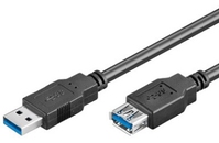Goobay 95999 USB Kabel 3 m Schwarz