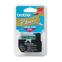 Brother M731 printer label Green M