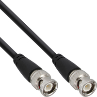 InLine BNC video cable, RG59, 75Ohm, 2m