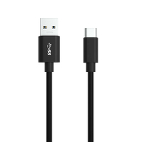 Ansmann 1700-0080 USB kábel 0,12 M USB 2.0 USB A USB C Fekete