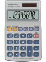 Sharp EL-250S calculadora Bolsillo Calculadora financiera Azul, Gris