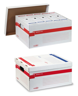 SEI Rota 673200 scatola per la conservazione di documenti Cartoncino Rosso, Bianco