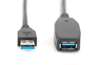 Digitus DA-73106 USB kábel 15 M USB 3.2 Gen 1 (3.1 Gen 1) USB A Fekete