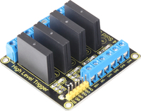 Joy-iT SBC-SSR01 development board accessory Relay module Black,Blue,Gold,Silver