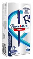 Papermate Replay Blauw Stick balpen Medium 12 stuk(s)