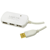 LogiLink UA0108 hub & concentrateur 480 Mbit/s Blanc