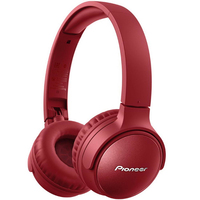Pioneer S6 Wireless Zestaw słuchawkowy Przewodowy i Bezprzewodowy Opaska na głowę Połączenia/muzyka USB Type-C Bluetooth Czerwony