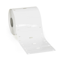 Brady BPT-7525-7598-WT soporte para manguito de identificación de conductor Blanco Poliéster 500 pieza(s)