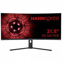 Hannspree HG 342 PCB computer monitor 86,4 cm (34") 3440 x 1440 Pixels UltraWide Quad HD LED Zwart