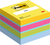 3M 7100172396 karteczka samoprzylepna Kwadrat Niebieski, Zielony, Różowy, Żółty 400 ark. Samoprzylepny