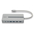 Lindy 43360 laptop dock & poortreplicator Bedraad USB 3.2 Gen 1 (3.1 Gen 1) Type-C Zilver, Wit
