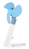 Thumbs Up 0001219 USB gadget Lichtblauw, Wit Ventilator