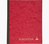 Exacompta 20721D bloc-notes 220x170 48 feuilles Rouge