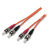 EFB Elektronik ST/ST 50/125µ 2m Glasfaserkabel Schwarz, Orange, Rot