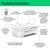 HP DeskJet HP 4210e All-in-One-Drucker, Farbe, Drucker für Zu Hause, Drucken, Kopieren, Scannen, HP+; Mit HP Instant Ink kompatibel; Scannen an PDF