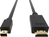 Vision TC 2MMDPHDMI/BL Videokabel-Adapter 2 m Mini DisplayPort HDMI Typ A (Standard) Schwarz