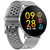 Denver SW-171GREY smartwatch / sport watch 3,3 cm (1.3") IPS 44 mm Digitaal Touchscreen Zilver