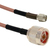 Ventev RG142PNMSM-6 câble coaxial 1,8 m SMA RG-142P Marron