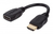 Manhattan 354523 tussenstuk voor kabels HDMI 19-pin Zwart