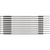 Brady SCN-05-0 soporte para manguito de identificación de conductor Negro, Blanco Nylon 300 pieza(s)