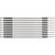 Brady SCN-05-4 kábeljelölő Fekete, Fehér Nejlon 300 db