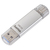 Hama C-Laeta lecteur USB flash 32 Go USB Type-A / USB Type-C 3.2 Gen 1 (3.1 Gen 1) Argent