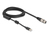 DeLOCK 84178 Audio-Kabel 3 m XLR (3-pin) USB Typ-A Schwarz, Silber