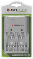 Agfaphoto Akku NiMH, Universal Ladegerät, Value Energy ohne Akkus, für AA/AAA/9V, Retail