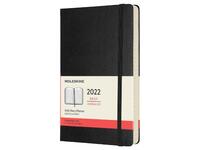 Agenda Moleskine Hardcover Large 1 Tag auf 1 Seite schwarz, Hardcover