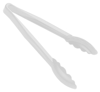 Weiße Randgeschwungene Zange 23 cm von Cambro Zum Mischen und Servieren von