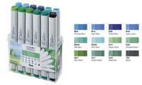 COPIC Marker classic, 12er Set Umweltfarben (70001193)