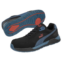 Artikelbild: Puma Sicherheitsschuh Frontside Black/Blue Low