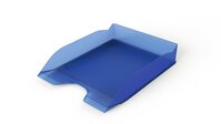 Durable New Stackable Letter Tray | Document Paper File | A4+ Transparent Blue