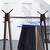 Relaxdays Hosenbügel 20er Set, rutschfeste Kleiderbügel für Hosen & Röcke, Metall, Hosenhalter offen, 35,5cm breit, blau