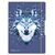 Geschäftsbuch, PP, Motiv Wild Animals Wolf, kariert und liniert, A4, 80 Blatt