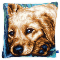 Cross Stitch Kit: Cushion: Dog