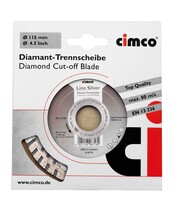 Diamanttrennscheibe D=125mm 208720