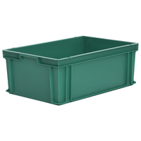 44L Euro Stacking Container - Solid Sides & Base - 600 x 400 x 220mm - Grey