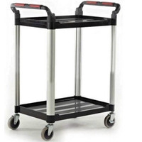 ProPlaz 2 Shelf Trolley - (HI275Y) L 750 x W 460 x H 940mm