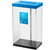 60 Litre Clear Body Recycling Bin - Blue (Paper)
