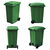 360 Litre Standard Wheeled Bin - Green